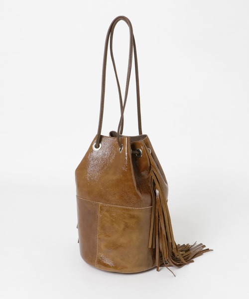 marco masi（マルコマージ）の「MARCO MASI　SIDE FRINGE BAG（ショルダーバッグ・レディース・キャメル・-）」の8枚目の写真