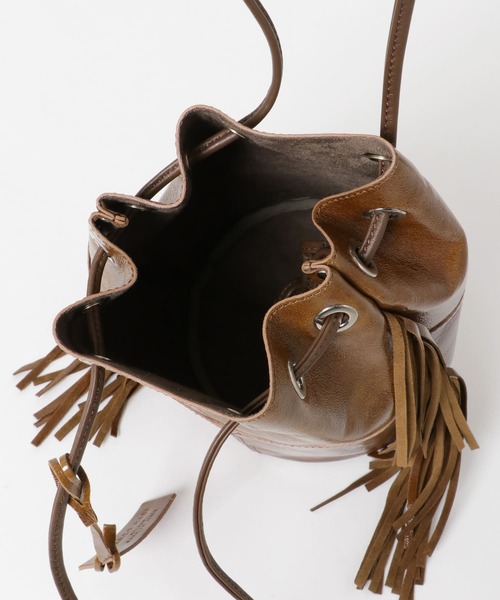 marco masi（マルコマージ）の「MARCO MASI　SIDE FRINGE BAG（ショルダーバッグ・レディース・キャメル・-）」の10枚目の写真