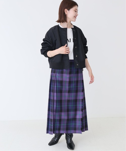 Spick & Span(スピックアンドスパン)の「フリース*MA-1リバーシブルショートブルゾン◆(MA-1・レディース・ブラック/ベージュ系その他・FREE)」の5枚目の写真