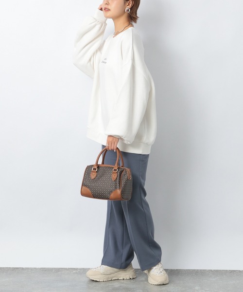 Heather（ヘザー）の「セルフィーウラケアソートロゴスウェット　236936（スウェット・レディース・ホワイト/ブラック/グリーン/イエロー・FREE）」の10枚目の写真