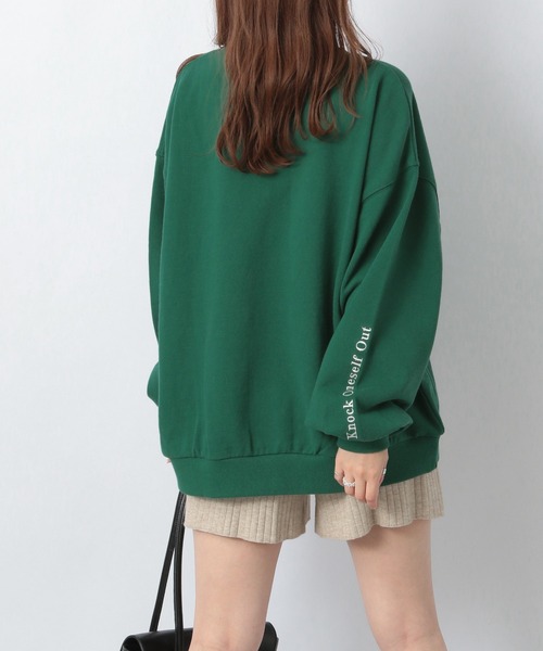Heather（ヘザー）の「セルフィーウラケアソートロゴスウェット　236936（スウェット・レディース・ホワイト/ブラック/グリーン/イエロー・FREE）」の21枚目の写真