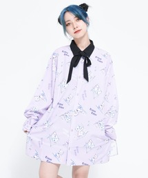 TRAVAS TOKYO（トラバス トウキョウ）の「『TRAVAS TOKYO/トラバス トーキョー』Patterned all over shirts/リボン付き総柄プリントシャツ（シャツ/ブラウス・メンズ）」