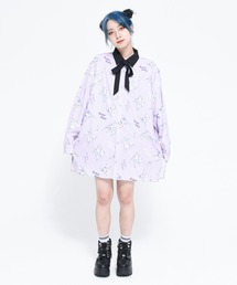 「TRAVAS TOKYO/トラバス トーキョー」リボン付きパフスリーブトップス レディース TRAVAS TOKYO 「TRAVAS TOKYO/トラバス トーキョー」リボン付き