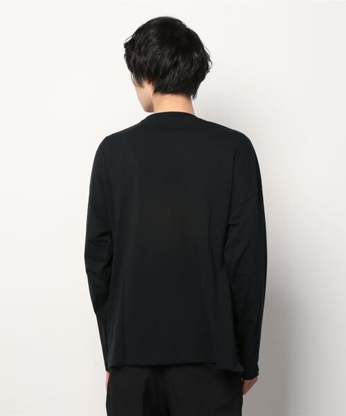 A4A(エーフォーエー)の「A4A エーフォーエー/40s強撚糸ラウンドロングスリーブTシャツ(Tシャツ/カットソー・メンズ・ホワイト/ブラック/カーキ/モカ・FREE)」の6枚目の写真