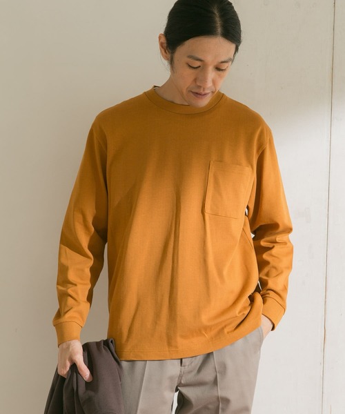 URBAN RESEARCH DOORS(アーバンリサーチドアーズ)の「KEEP-CLEAN 1POCKET LONG-SLEEVE T-SHIRTS(Tシャツ/カットソー・メンズ・パープル/ブルー系その他/ブラック/ホワイト/イエロー系その他・38/40)」の5枚目の写真