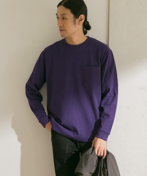 URBAN RESEARCH DOORS(アーバンリサーチドアーズ)の「KEEP-CLEAN 1POCKET LONG-SLEEVE T-SHIRTS(Tシャツ/カットソー・メンズ・パープル/ブルー系その他/ブラック/ホワイト/イエロー系その他・38/40)」の12枚目の写真