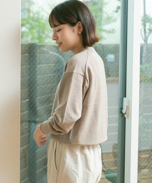 FORK&SPOON（フォークアンドスプーン）の「【一部WEB限定カラー】FORK&SPOON　ウーステッドヤーンクルーネックニット（ニット/セーター・レディース・ブラック/ベージュ系その他/ブルー/イエロー/レッド・ONE）」の11枚目の写真