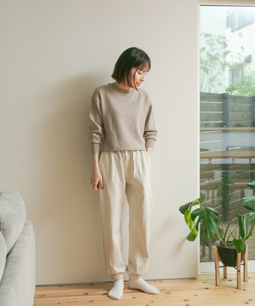 FORK&SPOON（フォークアンドスプーン）の「【一部WEB限定カラー】FORK&SPOON　ウーステッドヤーンクルーネックニット（ニット/セーター・レディース・ブラック/ベージュ系その他/ブルー/イエロー/レッド・ONE）」の15枚目の写真