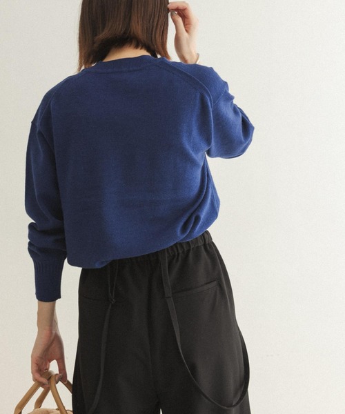 FORK&SPOON（フォークアンドスプーン）の「【一部WEB限定カラー】FORK&SPOON　ウーステッドヤーンクルーネックニット（ニット/セーター・レディース・ブラック/ベージュ系その他/ブルー/イエロー/レッド・ONE）」の18枚目の写真