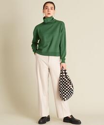 BEAUTY&YOUTH UNITED ARROWS | 【WEB限定】by ※∴プレーティングワイドタートルニット -ウォッシャブル-(ニット/セーター)