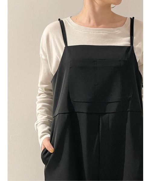 BEARDSLEY（ビアズリー）の「高級綿100％ AWAYUKIクルーネック（Tシャツ/カットソー・レディース・ブラック/ベージュ・FREE）」の2枚目の写真