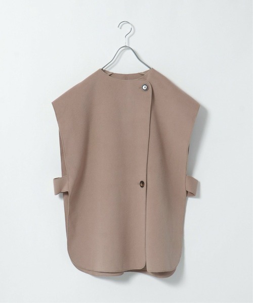 notch.（ノッチ）の「Wフェイスオーバーベスト（その他アウター・レディース・ライトベージュ/ダークブラウン/ブラック・M）」の11枚目の写真