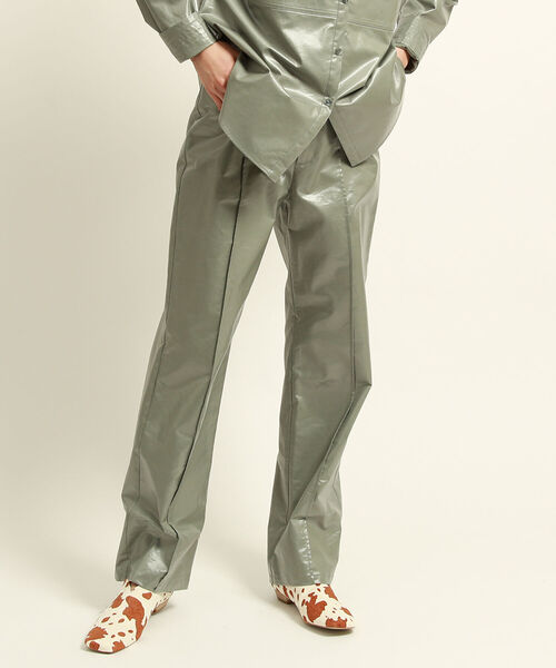 Ray BEAMS（レイビームス）の「Ray BEAMS / チンツ ストレート パンツ（その他パンツ・レディース・ダークブラウン/グリーン系その他2・1/0）」の14枚目の写真