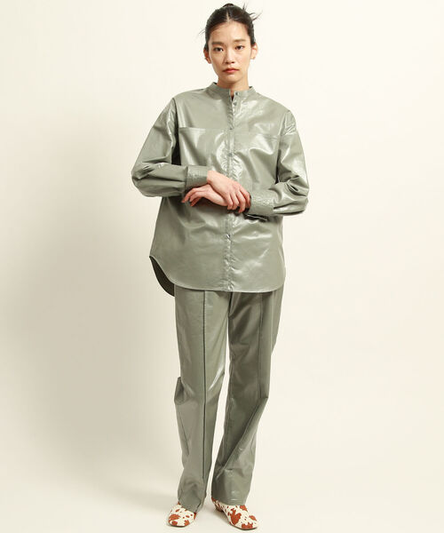 Ray BEAMS（レイビームス）の「Ray BEAMS / チンツ ストレート パンツ（その他パンツ・レディース・ダークブラウン/グリーン系その他2・1/0）」の16枚目の写真