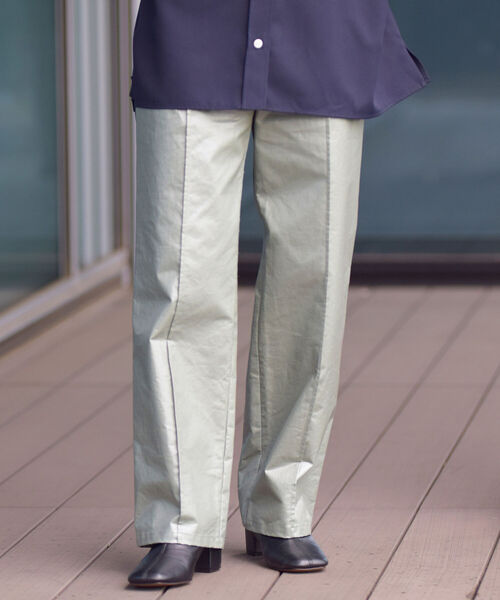 Ray BEAMS（レイビームス）の「Ray BEAMS / チンツ ストレート パンツ（その他パンツ・レディース・ダークブラウン/グリーン系その他2・1/0）」の17枚目の写真