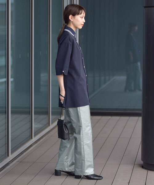 Ray BEAMS（レイビームス）の「Ray BEAMS / チンツ ストレート パンツ（その他パンツ・レディース・ダークブラウン/グリーン系その他2・1/0）」の18枚目の写真