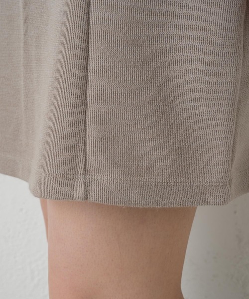 Kastane(カスタネ)の「ストレッチ台形ミニスカート(スカート・レディース・ブラック/グレー系/ダークブラウン・FREE)」の6枚目の写真