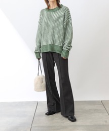 COLONY 2139 | バイカラージャガードニットプルオーバー(ニット/セーター)