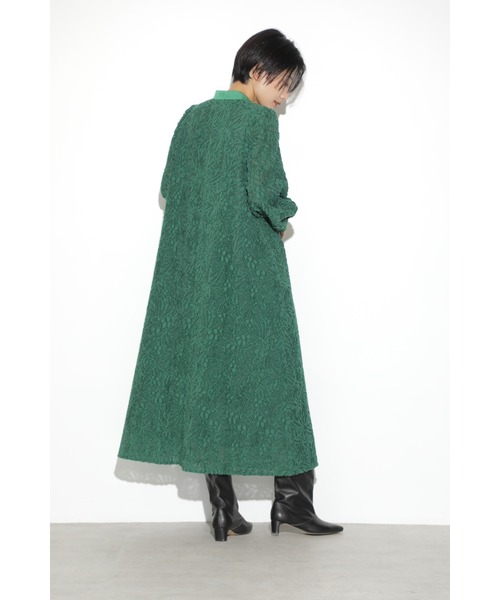 mag.by c（マグバイシー）の「(mag.by c)カットジャカードワンピース（ワンピース・レディース・ホワイト系その他/グリーン・ONE SIZE）」の12枚目の写真