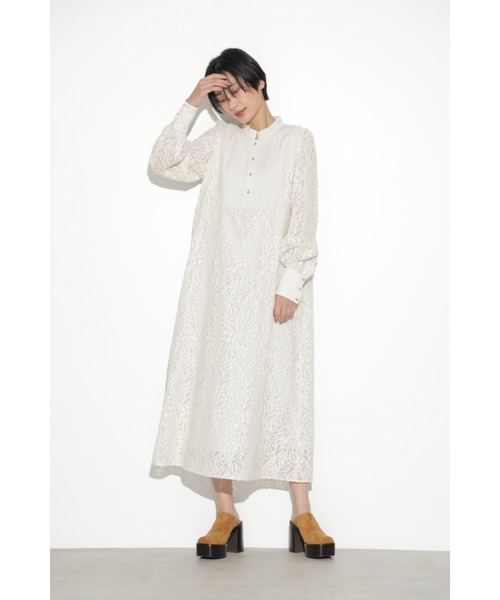 mag.by c（マグバイシー）の「(mag.by c)カットジャカードワンピース（ワンピース・レディース・ホワイト系その他/グリーン・ONE SIZE）」の14枚目の写真