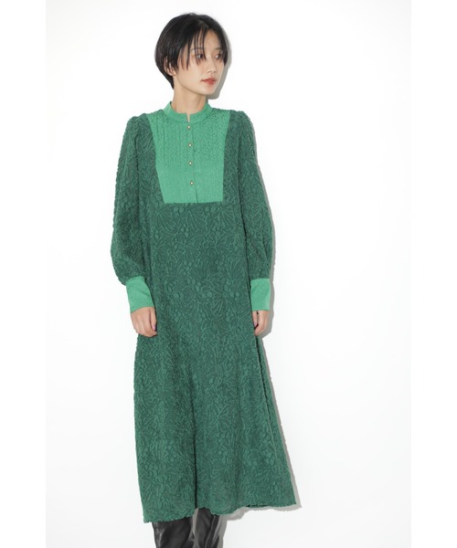 mag.by c（マグバイシー）の「(mag.by c)カットジャカードワンピース（ワンピース・レディース・ホワイト系その他/グリーン・ONE SIZE）」の15枚目の写真