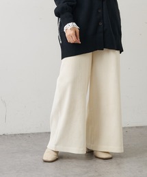 PUAL CE CIN | カットコールストレッチワイドパンツ(その他パンツ)