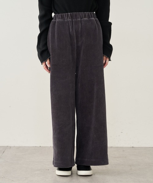PUAL CE CIN（ピュアルセシン）の「カットコールストレッチワイドパンツ（その他パンツ・レディース・ブラック/グレー/アイボリー・FREE）」の11枚目の写真