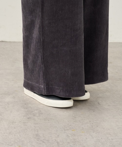 PUAL CE CIN（ピュアルセシン）の「カットコールストレッチワイドパンツ（その他パンツ・レディース・ブラック/グレー/アイボリー・FREE）」の19枚目の写真