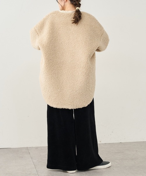 PUAL CE CIN（ピュアルセシン）の「カットコールストレッチワイドパンツ（その他パンツ・レディース・ブラック/グレー/アイボリー・FREE）」の13枚目の写真