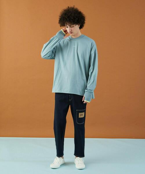 FRAPBOIS(フラボア)の「サムホールT(Tシャツ/カットソー・レディース・ピンク/ブルー/グリーン・1/2/0/3)」の10枚目の写真