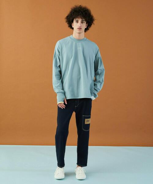 FRAPBOIS(フラボア)の「サムホールT(Tシャツ/カットソー・レディース・ピンク/ブルー/グリーン・1/2/0/3)」の8枚目の写真