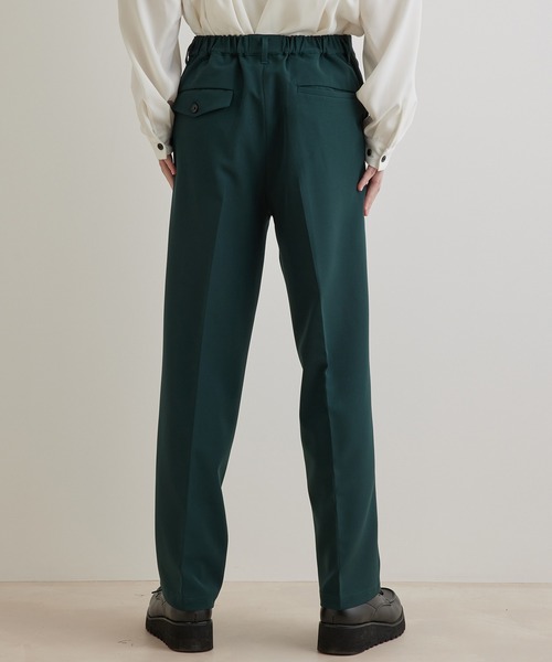 JUNRED(ジュンレッド)の「スムースストレッチタックワイドパンツ(スラックス・メンズ・ブラック系その他/グリーン/グレー系その他・S/L/M)」の17枚目の写真