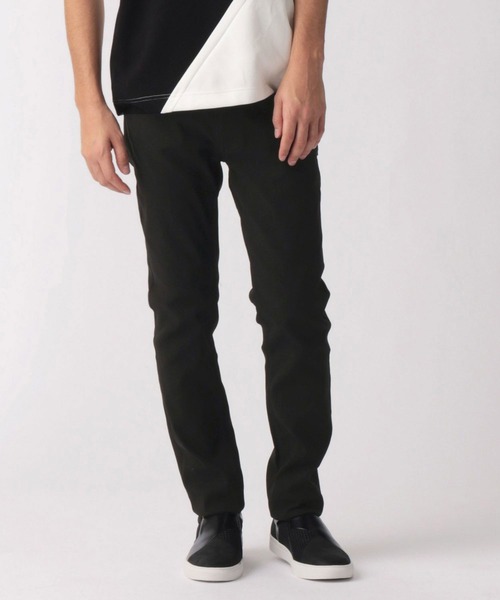 NICOLE CLUB FOR MEN(ニコルクラブフォーメン)の「【22年春モデル】ガムストレッチ5ポケットパンツ(その他パンツ・メンズ・ブラック/チャコール/オフホワイト/ネイビー・LARGE/SMALL/MEDIUM/X-LARGE)」の3枚目の写真