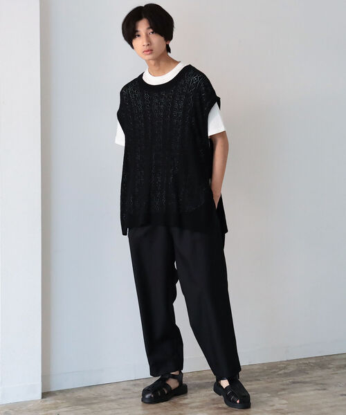 BeAMS DOT(ビームスドット)の「【WEB限定】BeAMS DOT / ワイドバルーンパンツ 22SS(その他パンツ・メンズ・ブラック/ベージュ/ブラウン・SMALL/MEDIUM/LARGE)」の5枚目の写真