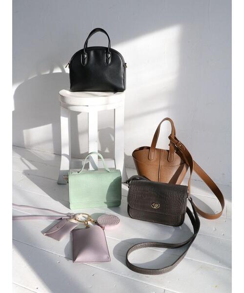 earth music&ecology（アースミュージックアンドエコロジー）の「マルチショルダーバッグ＊（トートバッグ・レディース・ブラウン/ピンク/アイボリー・FREE）」の10枚目の写真