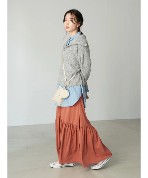 earth music&ecology（アースミュージックアンドエコロジー）の「マルチショルダーバッグ＊（トートバッグ・レディース・ブラウン/ピンク/アイボリー・FREE）」の5枚目の写真