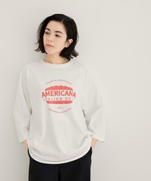 AMERICANA | 【Americana】ベースボールTシャツ(Tシャツ/カットソー)
