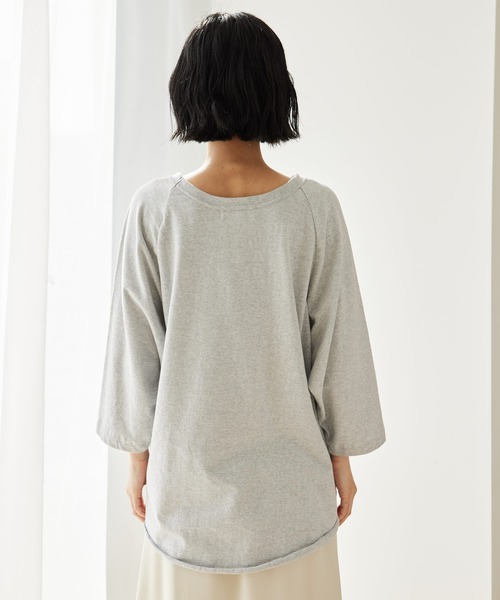 AMERICANA（アメリカーナ）の「【Americana】ベースボールTシャツ（Tシャツ/カットソー・レディース・オフホワイト/スミクロ/グレー系その他・FREE）」の13枚目の写真