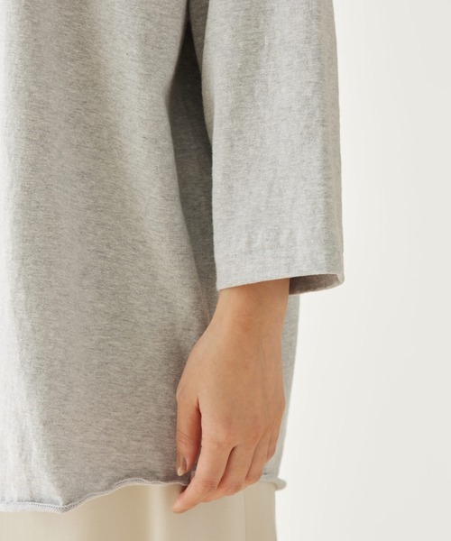 AMERICANA（アメリカーナ）の「【Americana】ベースボールTシャツ（Tシャツ/カットソー・レディース・オフホワイト/スミクロ/グレー系その他・FREE）」の6枚目の写真