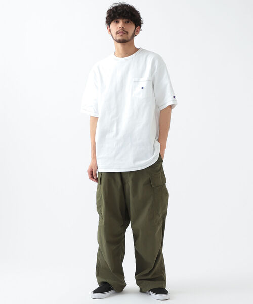 Champion（チャンピオン）の「Champion × BEAMS / 別注 Stitch Pocket T-Shirt（Tシャツ/カットソー・メンズ・ホワイト/パープル/ブラック・XL/L/S/M）」の13枚目の写真