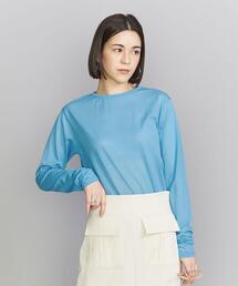 BEAUTY&YOUTH UNITED ARROWS | BY コットンナイロン天竺 シアー クルーネック Tシャツ -ウォッシャブル-(Tシャツ/カットソー)