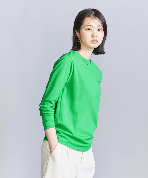 新品、未使用　Beauty & Youth 長袖カットソー　ベージュ FRAMeWORK 「FRAMeWORK」 長袖カットソー - ベージュ レディース