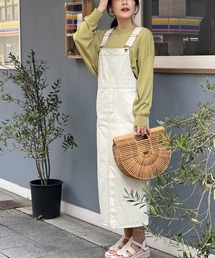 Chez toi | デニムナロージャンスカワンピース(ワンピース)
