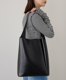 Kastane | 【新色追加】フェイクレザーワンハンドルトート(トートバッグ)