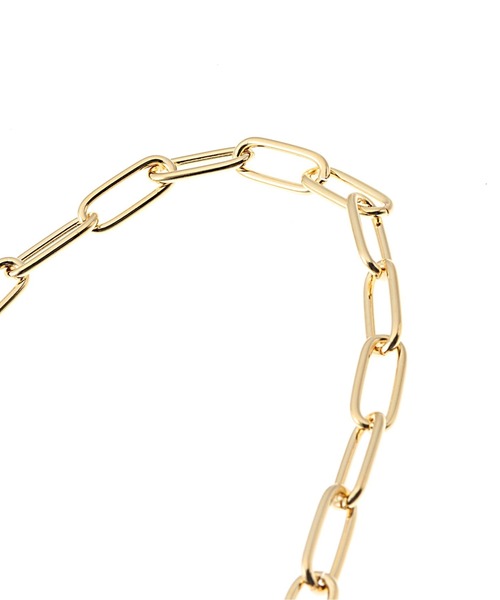 Simplicite（サンプリシテ）の「マンテルロングチェーンネックレス◆（ネックレス・レディース・シルバー/ゴールド・FREE）」の3枚目の写真