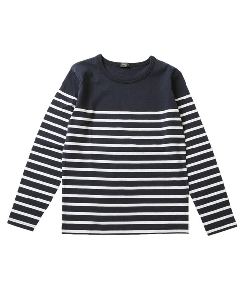 GLAZOS(グラソス)の「パネルボーダー長袖Tシャツ(Tシャツ/カットソー・キッズ・ブラック/ブルー/ワインレッド/ロイヤルブルー/ネイビー/レッド・170cm/160cm/140cm/130cm/150cm)」の9枚目の写真