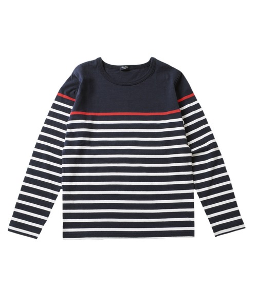 GLAZOS(グラソス)の「パネルボーダー長袖Tシャツ(Tシャツ/カットソー・キッズ・ブラック/ブルー/ワインレッド/ロイヤルブルー/ネイビー/レッド・170cm/160cm/140cm/130cm/150cm)」の21枚目の写真