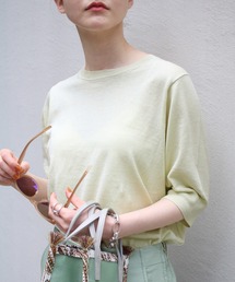 IENA | コットン麻クルーネックプルオーバー(ニット/セーター)