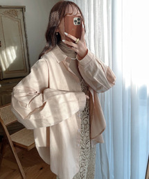 Over sized tuck shirt / オーバーサイズタックシャツ（meg select）