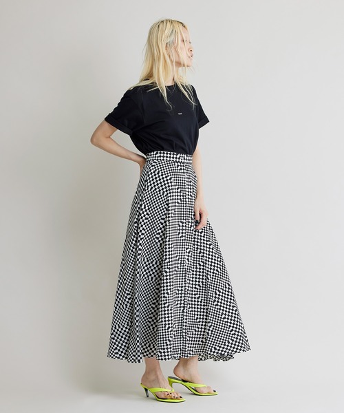 NOISE MAKER（ノイズメーカー）の「フラッグチェックフレアースカート（スカート・レディース・ホワイト/グレー・38/36）」の12枚目の写真